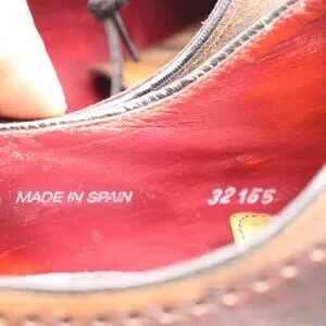 Mezlan Roselli Mens Size 11.5 M Brown Tritone Wingtip Oxford Shoes 32155 Mezlan Dress Shoes Mens Brown Monk Strap Hand Stained S20416 main image 4